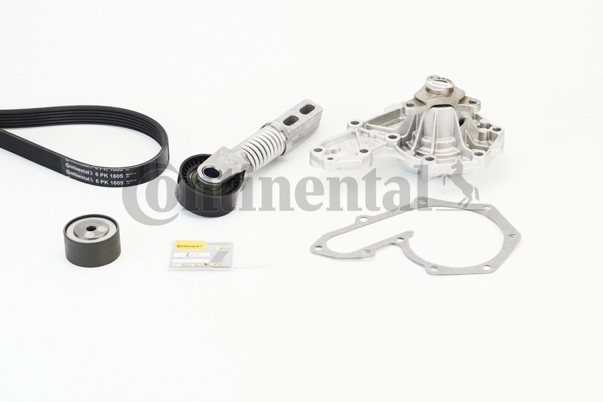 Water Pump + V-ribbed Belt Kit